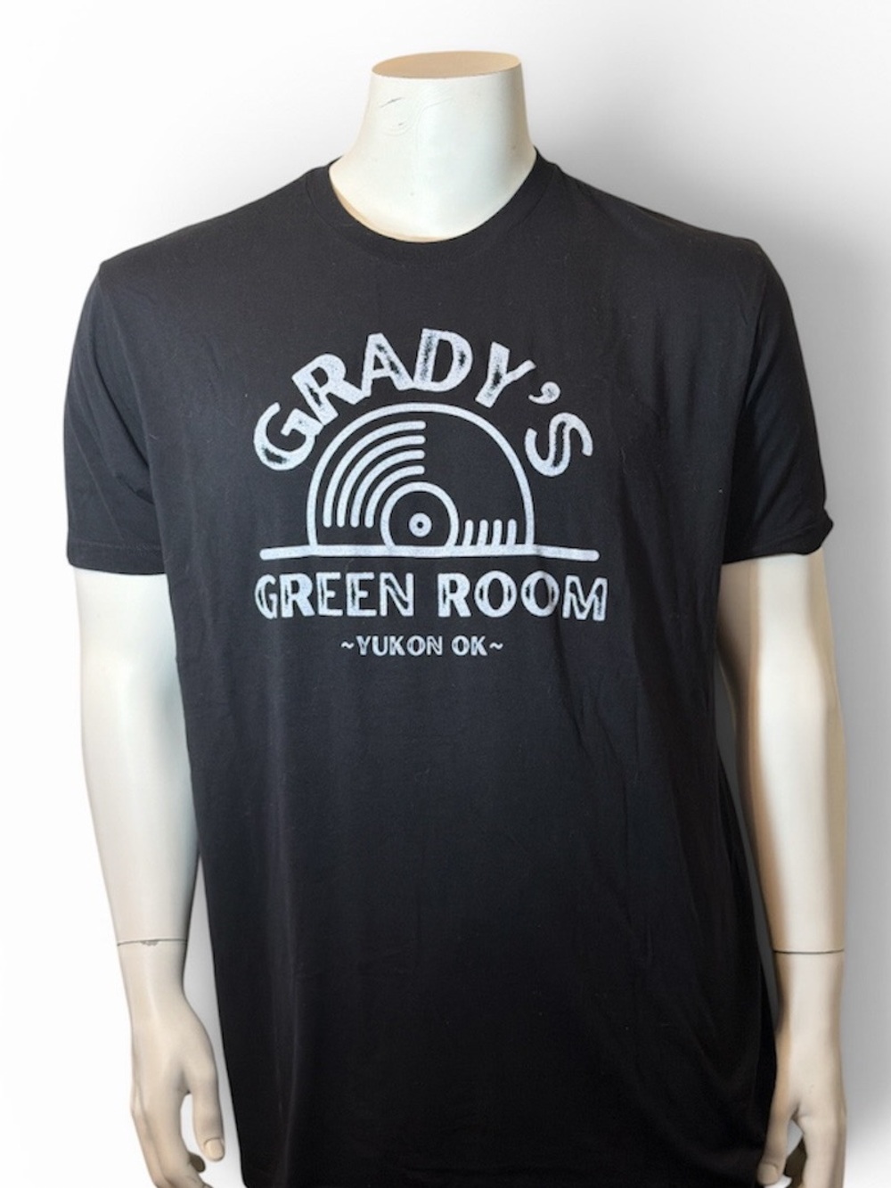 NWOT Cross Canadian Ragweed Grady's Green Room Music Shop Yukon OK Tee XL Fits L